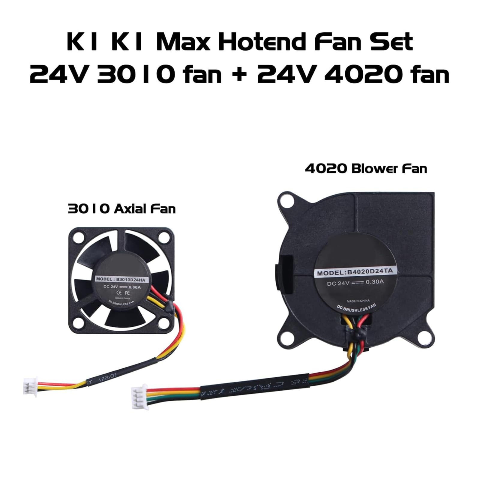 Amazon.com: FYSETC K1-MAX Extruder Fan Kit - 2PCS Hotend Cooling
